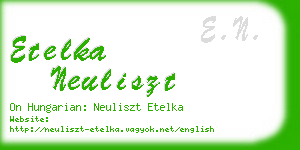 etelka neuliszt business card